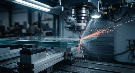 CNC glass machining